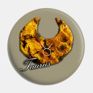 Zodiac Stone - Taurus Pin