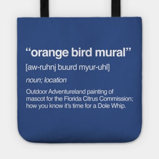 Orange Bird Definition Tote