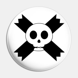 Crossbones Eternity - Skull with Cross Sign Pin