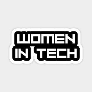 Women in Tech, Female Coding, Web Dev Coder Girl Magnet