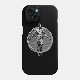 Vitruvian Man Inspired Pose - Greek Statue Style Phone Case