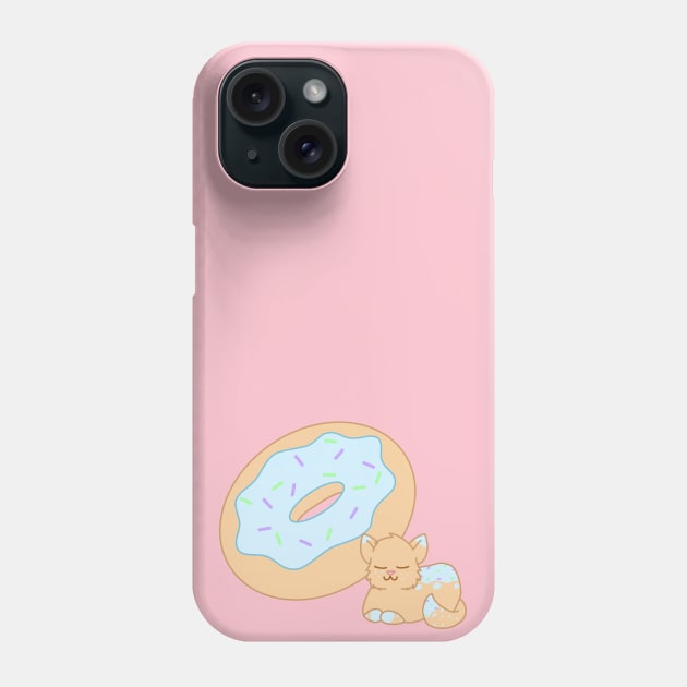 Donut Cat Phone Case by chibifox