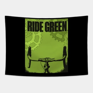 Ride Green Tapestry