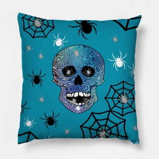 Halloween Creepy Crawling Spiders Pillow