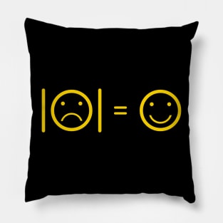 Absolute Value Of Sadness Equals A Happiness Pillow