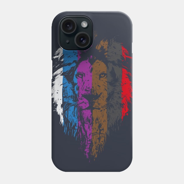 BJJ Belt Rank Lion Face for Jiu Jitsu Phone Case by ThreadsMonkey