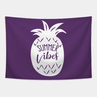 Summer vibes pineapple Tapestry