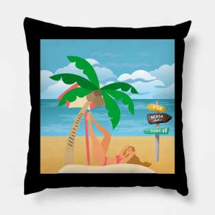 Beach vibe Pillow