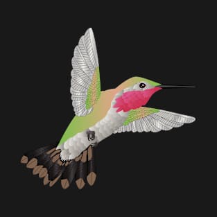 Hummingbird - Pink T-Shirt