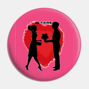 Je T'aime (I love you) Pin