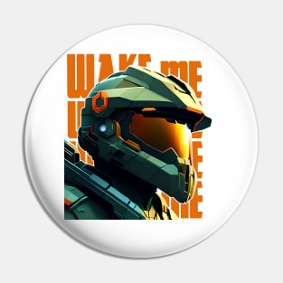 Halo game quotes - Master chief - Spartan 117 - BQ01-v9 Pin