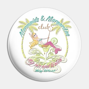 Margaritas Mermaid Pin