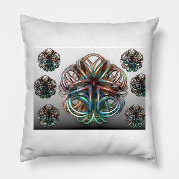 Glass Blossoms Pillow by barrowda