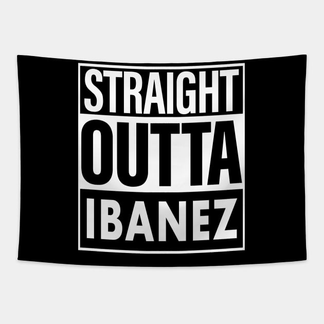 Ibanez Name Straight Outta Ibanez Tapestry by ThanhNga