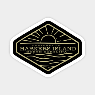 Harkers Island, NC Summertime Vacationing Ocean Sunrise Magnet