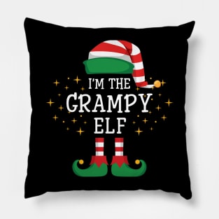 I'm The Grampy Elf Matching Family Christmas Pajama Pillow