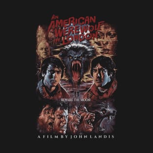 An American Werewolf in London, john landis, horror T-Shirt