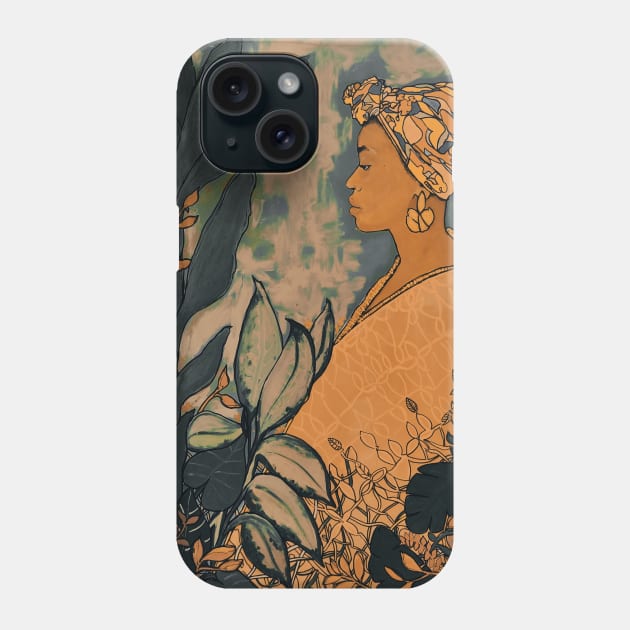 Back to nature Phone Case by Miriam de la Paz