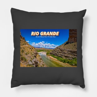 Rio Grande at Big Bend Pillow