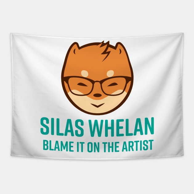 Blame it on the Artist Full Logo Tapestry by Blame_the_Artist