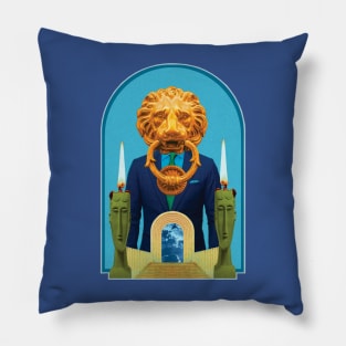 LION DOOR KNOCKER Pillow