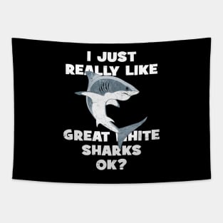 I just really like great white sharks ok? Tapestry