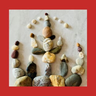 Whimsy and folly stone relief sculpture T-Shirt