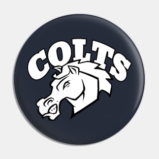 Colts mascot Pin