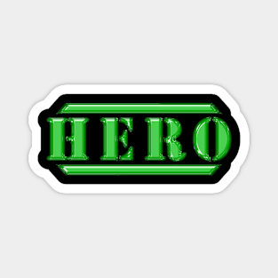 Hero Green Magnet