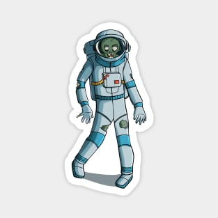 Zombie in astronaut costume Magnet