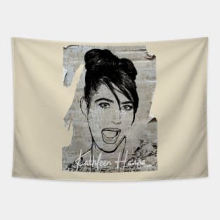 Kathleen Hanna 80s Vintage Old Poster Tapestry