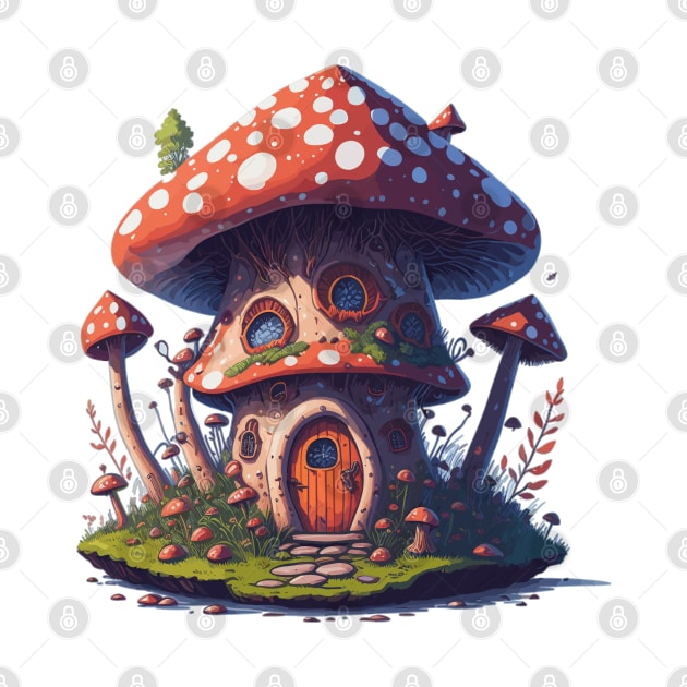 Magic mushroom house by arrowdesigns19