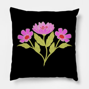 Wildflower bouquet Pillow