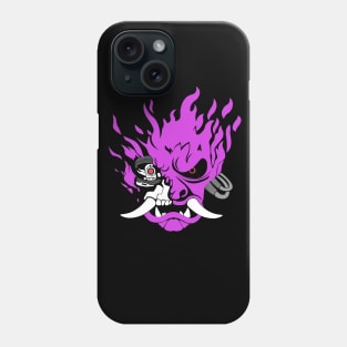 cyberpunk purple Phone Case