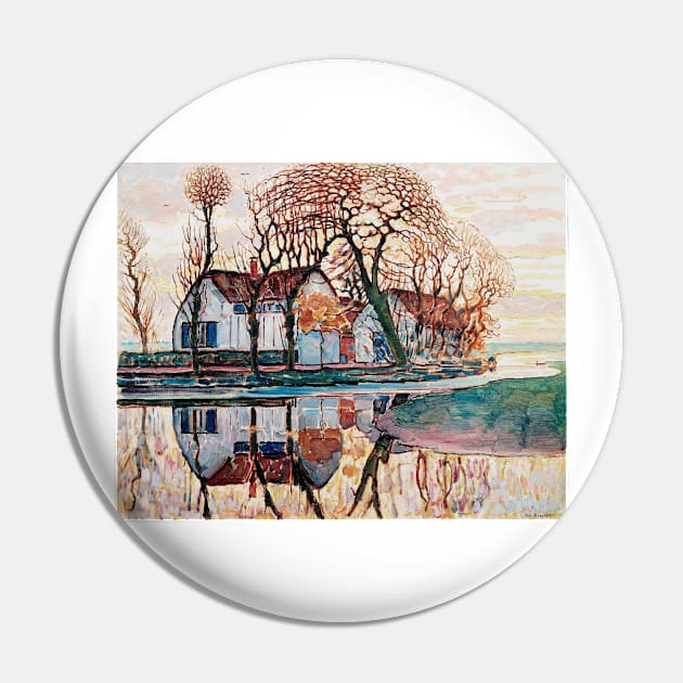 Old painting Pin by RosMir