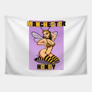 Manchester girl, Manchester bee, Manchester honey Tapestry