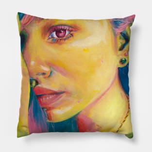 Portrait girl Pillow