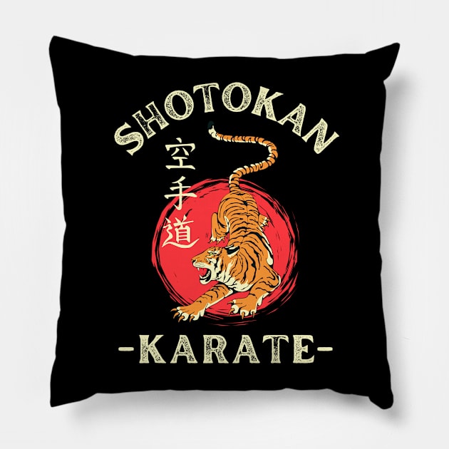 Shotokan Karate Pillow by FullOnNostalgia