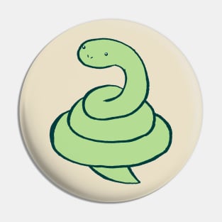 Coiled Snake Pin