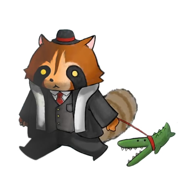 Resident Evil: Resistance - Fancy Mr. Raccoon by Gekidami