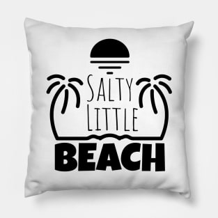 salty little beach shirt, summer shirt, beach shirt, gift for unisex Pillow