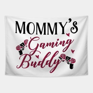 Gaming Mom and Baby Matching T-shirts Gift Tapestry