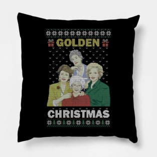 The Golden Girls Ugly Christmas Sweater Pillow