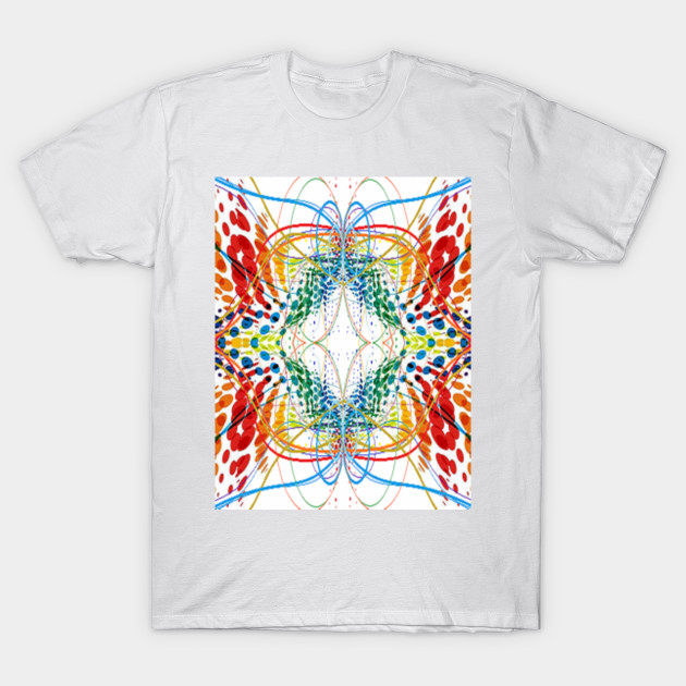 Vibrant Circle Abstracto Bright Bold And Colorful Artsy Stuff T Shirt Teepublic