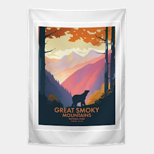 GREAT SMOKY MOUNTAINS NATIONAL PARK Art Tapestry