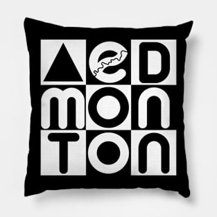 Edmonton Word Puzzle Pillow