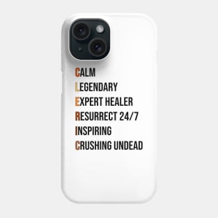 Cleric Healer Priest RPG Pnp Roleplaying Dungeon Meme Gift Phone Case