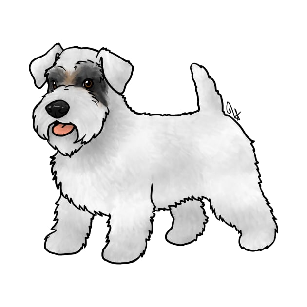 Dog - Sealyham Terrier - Clipped Badger by Jen's Dogs Custom Gifts and Designs