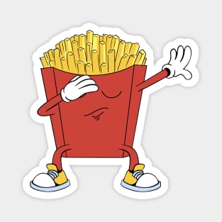 Dabbing French Fries Magnet