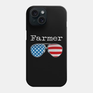 USA PILOT GLASSES FARMER Phone Case